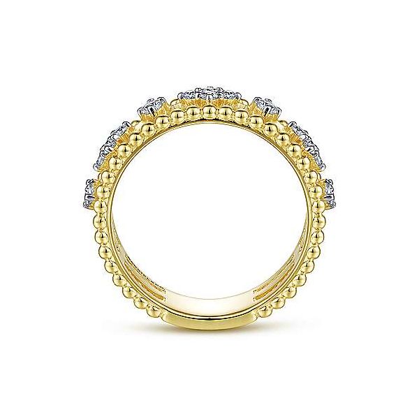 Gabriel Bujukan Diamond Bead Ring Image 2 Goldstein's Jewelers Mobile, AL