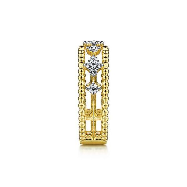 Gabriel Bujukan Diamond Bead Ring Image 4 Goldstein's Jewelers Mobile, AL