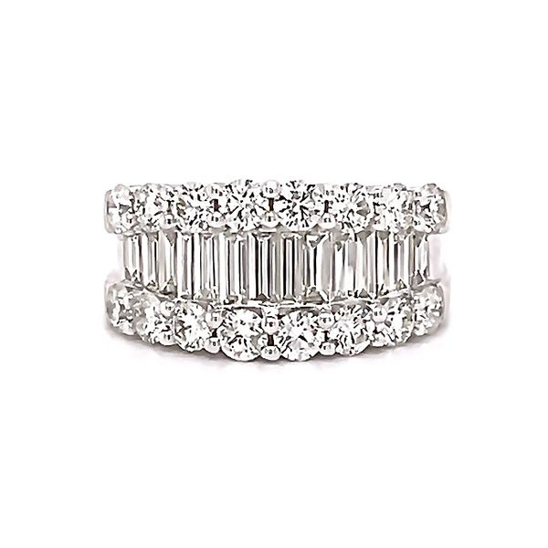 Diamond Baguette Contemporary Ring Goldstein's Jewelers Mobile, AL