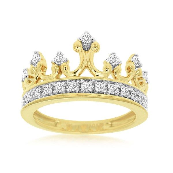 Diamond Crown Ring Goldstein's Jewelers Mobile, AL