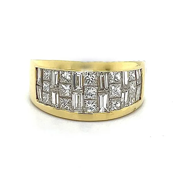 Diamond Invisible Set Ring Goldstein's Jewelers Mobile, AL