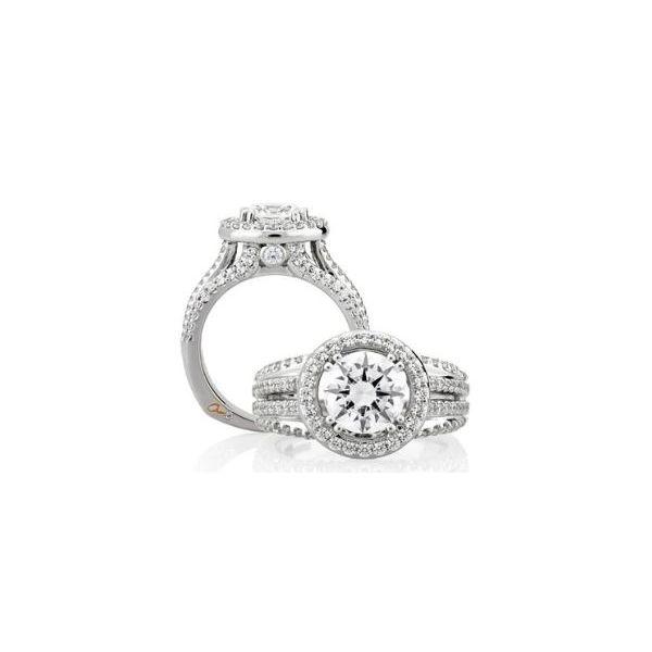 A. Jaffe Diamond Engagement Ring Goldstein's Jewelers Mobile, AL
