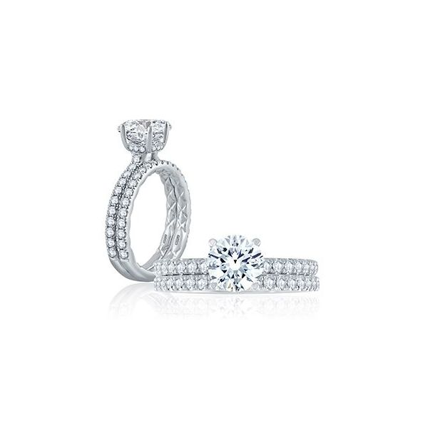 A. Jaffe Engagement Ring Image 3 Goldstein's Jewelers Mobile, AL
