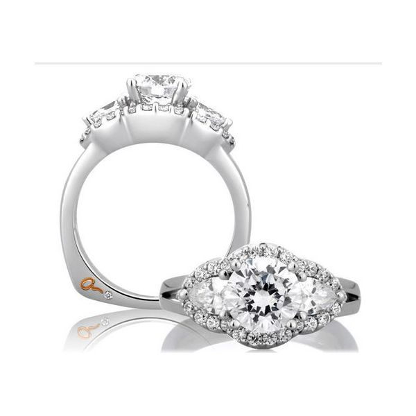 A. Jaffe Engagement Ring Goldstein's Jewelers Mobile, AL