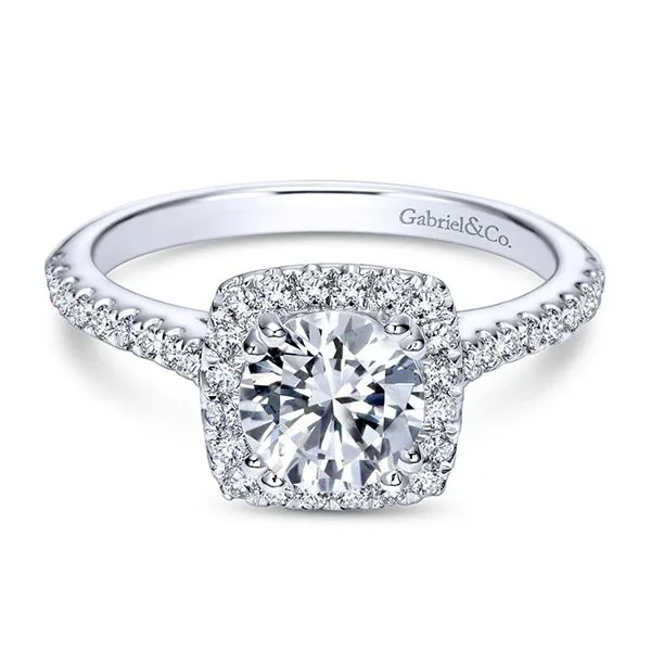 Gabriel Michaela Diamond Engagement Ring Goldstein's Jewelers Mobile, AL