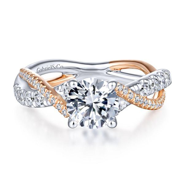 Gabriel Sandrine Diamond Engagement Ring Goldstein's Jewelers Mobile, AL