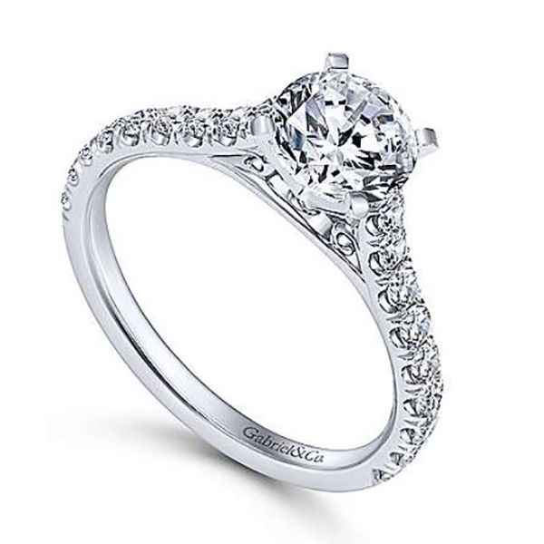 Gabriel Erika Diamond Engagement Ring Image 2 Goldstein's Jewelers Mobile, AL