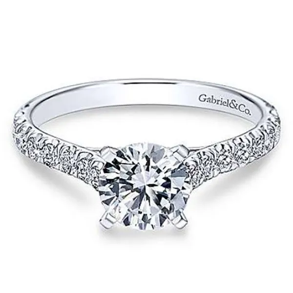 Gabriel Erika Diamond Engagement Ring Goldstein's Jewelers Mobile, AL