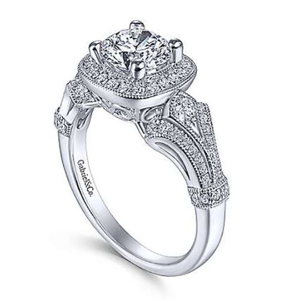 Gabriel Delilah Diamond Engagement Ring Image 2 Goldstein's Jewelers Mobile, AL