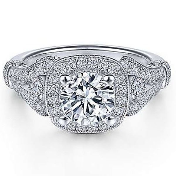 Gabriel Delilah Diamond Engagement Ring Goldstein's Jewelers Mobile, AL