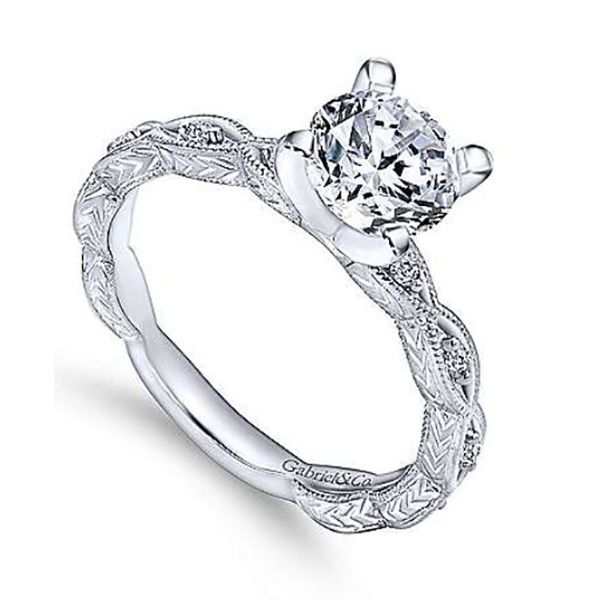 Gabriel Sadie Diamond Engagement Ring Image 2 Goldstein's Jewelers Mobile, AL