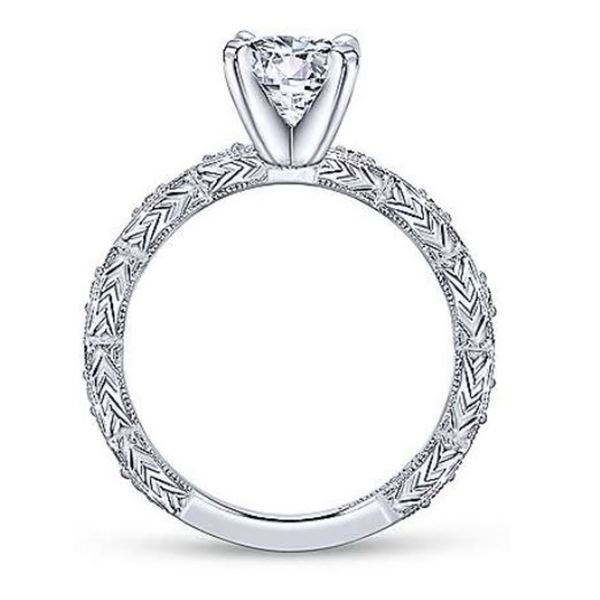Gabriel Sadie Diamond Engagement Ring Image 3 Goldstein's Jewelers Mobile, AL
