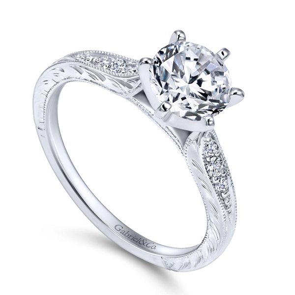 Gabriel Kate Diamond Engagement Ring Image 2 Goldstein's Jewelers Mobile, AL