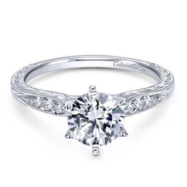 Gabriel Kate Diamond Engagement Ring Goldstein's Jewelers Mobile, AL