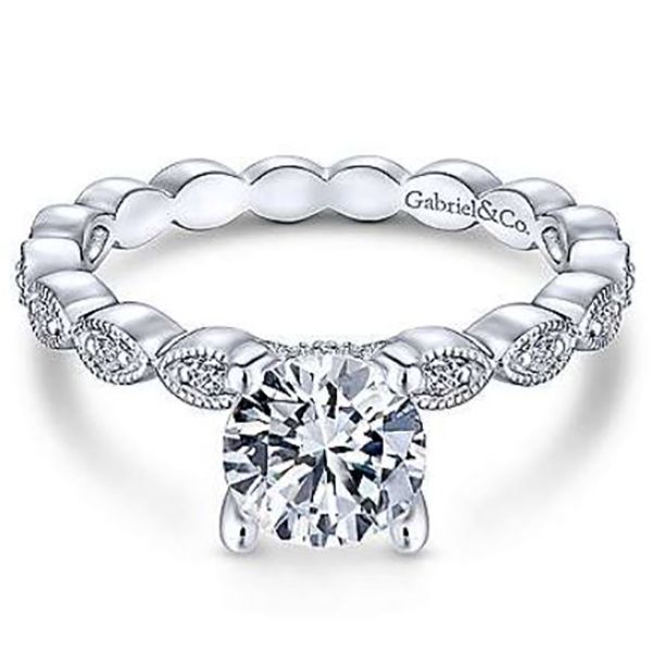 Gabriel Lula Diamond Engagement Ring Goldstein's Jewelers Mobile, AL