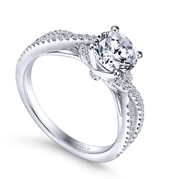 Gabriel Gina Diamond Engagement Ring Image 2 Goldstein's Jewelers Mobile, AL