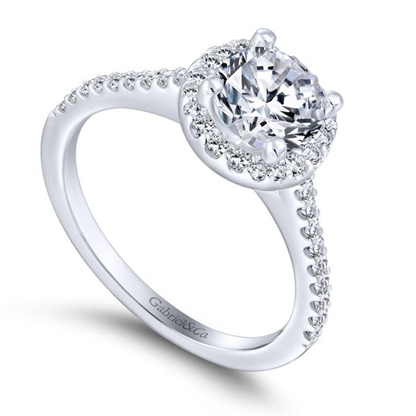 Gabriel Carly Diamond Engagement Ring Image 2 Goldstein's Jewelers Mobile, AL