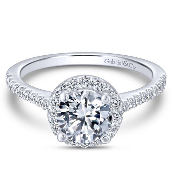 Gabriel Carly Diamond Engagement Ring Goldstein's Jewelers Mobile, AL