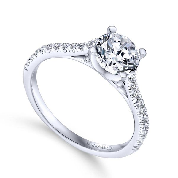 Gabriel Joanna Diamond Engagement Ring Image 2 Goldstein's Jewelers Mobile, AL