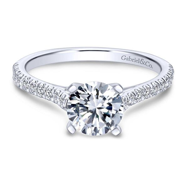 Gabriel Joanna Diamond Engagement Ring Goldstein's Jewelers Mobile, AL