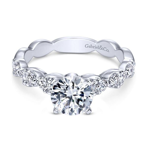 Gabriel Rowan Diamond Engagement Ring Goldstein's Jewelers Mobile, AL