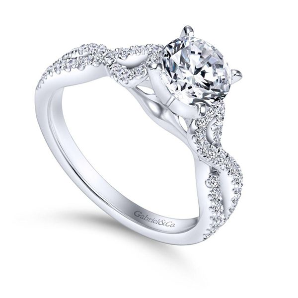 Gabriel Kayla Diamond Engagement Ring Image 2 Goldstein's Jewelers Mobile, AL