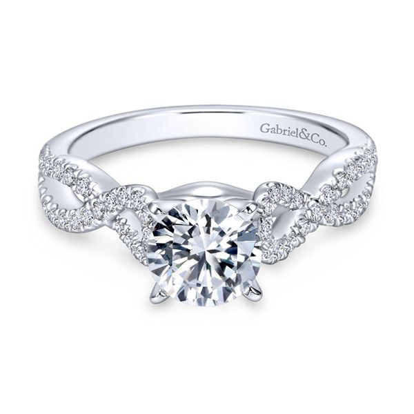 Gabriel Kayla Diamond Engagement Ring Goldstein's Jewelers Mobile, AL
