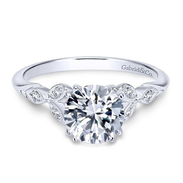 Gabriel Celia Diamond Engagement Ring Goldstein's Jewelers Mobile, AL