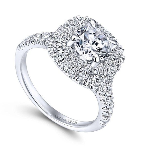 Gabriel Lexie Diamond Engagement Ring Image 2 Goldstein's Jewelers Mobile, AL