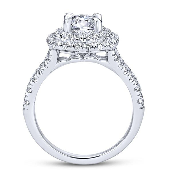 Gabriel Lexie Diamond Engagement Ring Image 3 Goldstein's Jewelers Mobile, AL