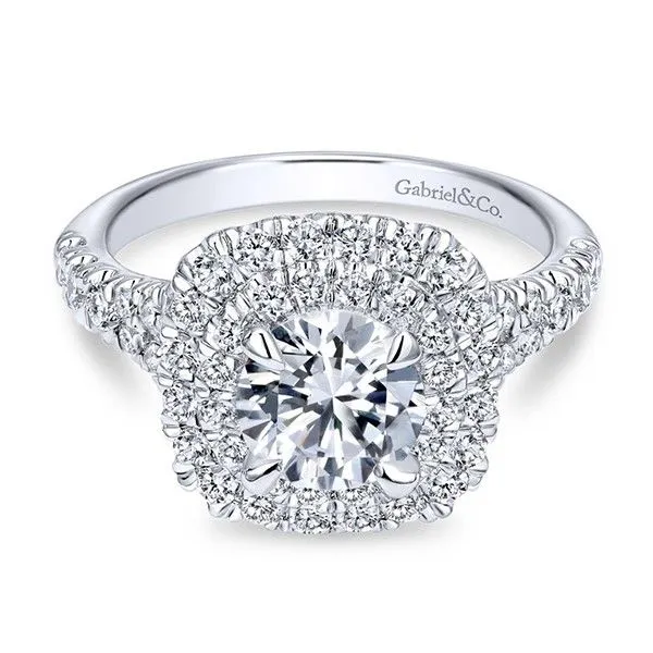 Gabriel Lexie Diamond Engagement Ring Goldstein's Jewelers Mobile, AL