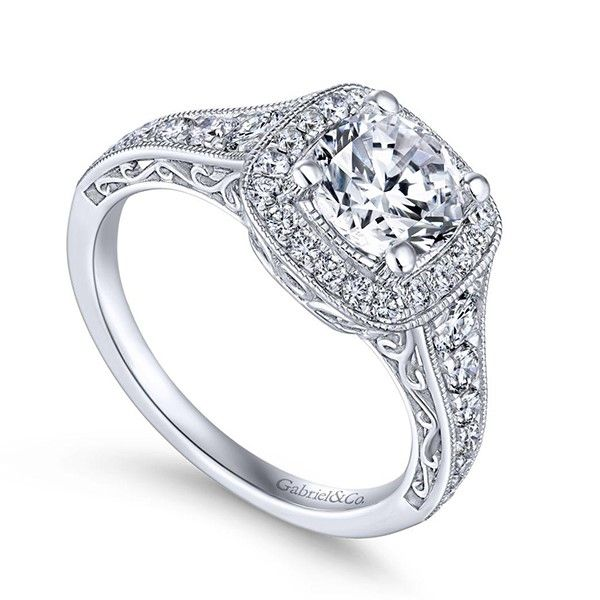 Gabriel Florence Diamond Engagement Ring Image 2 Goldstein's Jewelers Mobile, AL