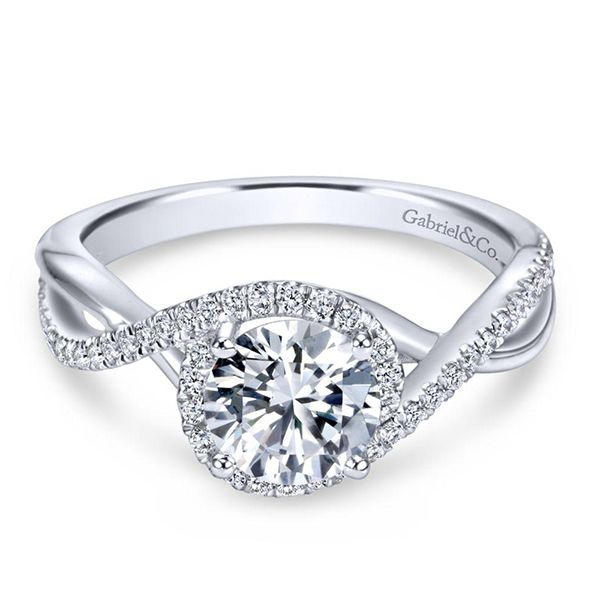Gabriel Courtney Diamond Engagement Ring Goldstein's Jewelers Mobile, AL