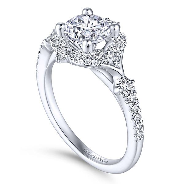 Gabriel Veronique Diamond Engagement Ring Image 2 Goldstein's Jewelers Mobile, AL
