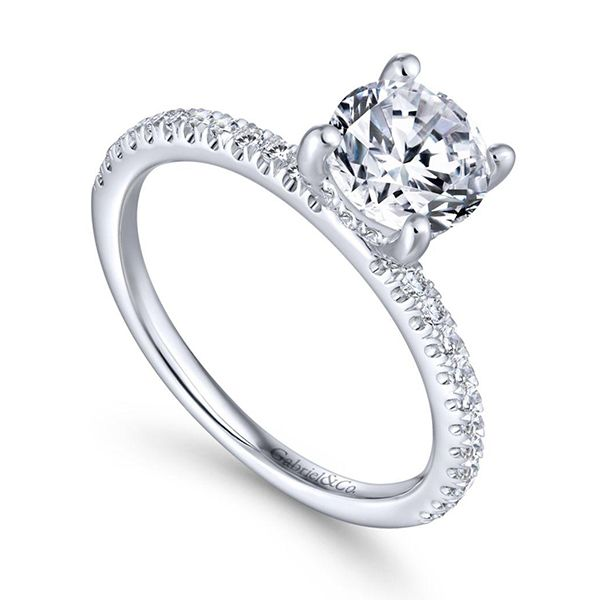 Gabriel Serenity Diamond Engagement Ring Image 2 Goldstein's Jewelers Mobile, AL