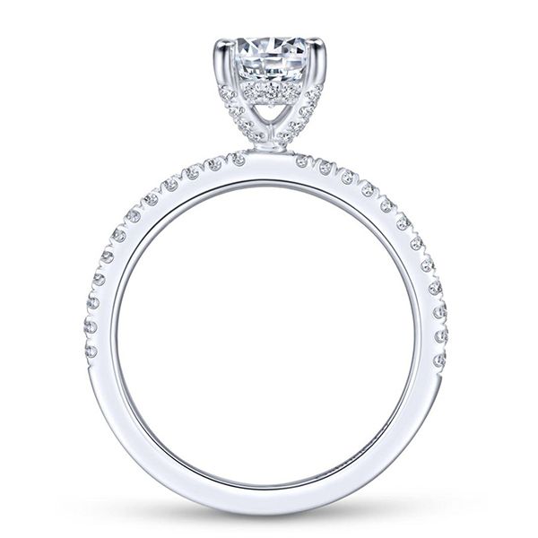 Gabriel Serenity Diamond Engagement Ring Image 3 Goldstein's Jewelers Mobile, AL