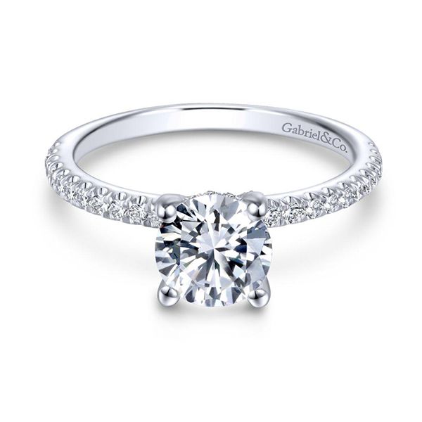 Gabriel Serenity Diamond Engagement Ring Goldstein's Jewelers Mobile, AL
