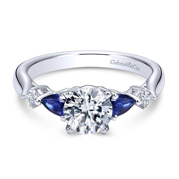 Gabriel Carrie Diamond Engagement Ring Goldstein's Jewelers Mobile, AL