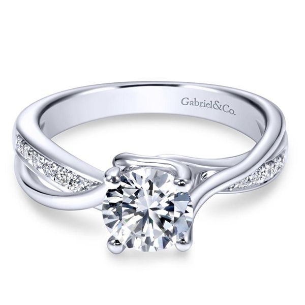 Gabriel Alessa Diamond Engagement Ring Goldstein's Jewelers Mobile, AL