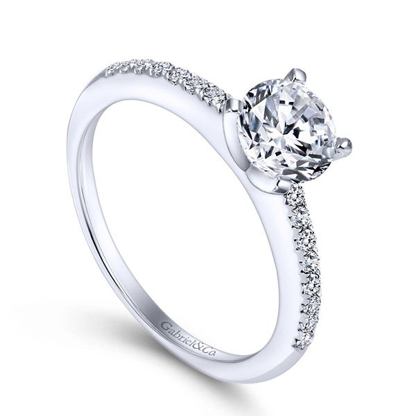 Gabriel Kelly Diamond Engagement Ring Image 2 Goldstein's Jewelers Mobile, AL