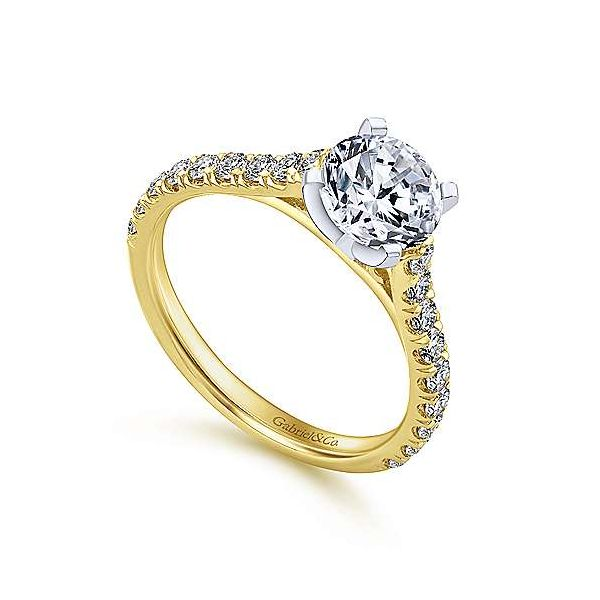 Gabriel Diamond Engagement Ring Image 3 Goldstein's Jewelers Mobile, AL