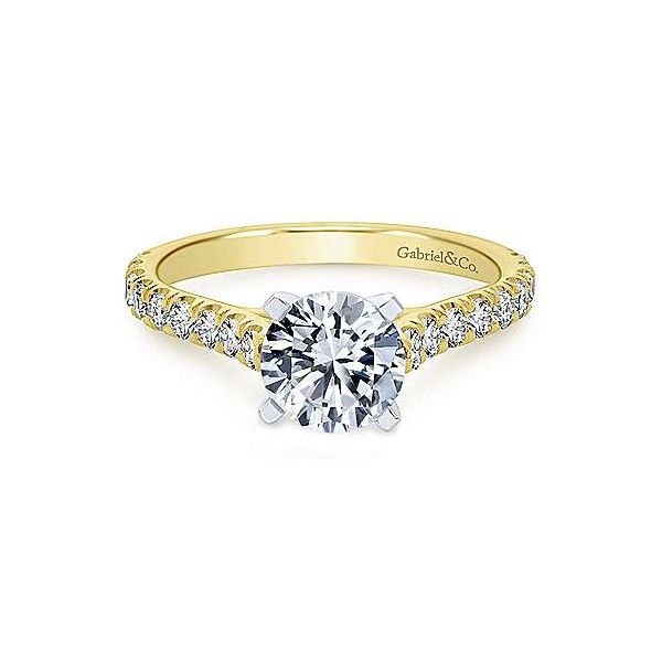 Gabriel Diamond Engagement Ring Goldstein's Jewelers Mobile, AL