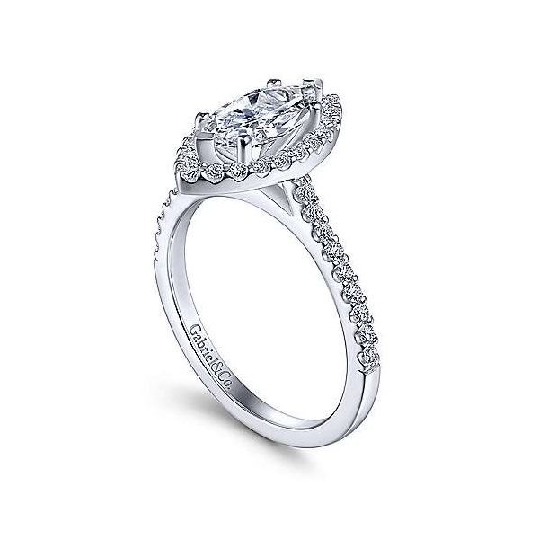 Gabriel Carly Diamond Engagement Ring Image 2 Goldstein's Jewelers Mobile, AL