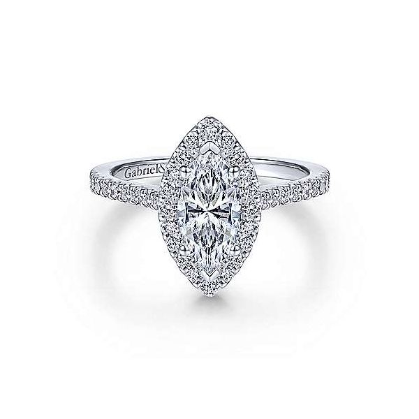 Gabriel Carly Diamond Engagement Ring Goldstein's Jewelers Mobile, AL