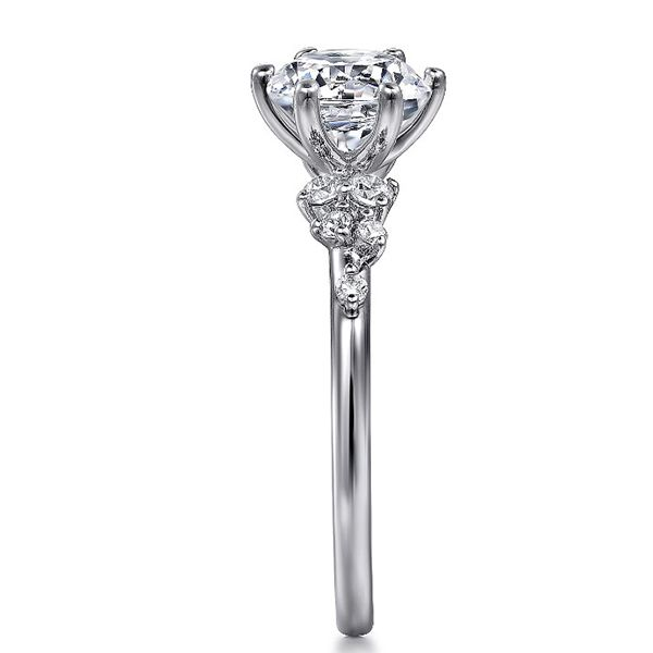 Gabriel Reena Diamond Engagement Ring Setting Image 4 Goldstein's Jewelers Mobile, AL