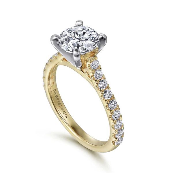 Gabriel Erica Diamond Engagement Ring Setting Image 3 Goldstein's Jewelers Mobile, AL