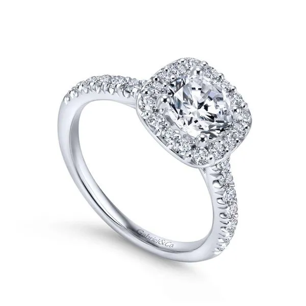 Diamond Gabriel Engagement Ring Setting Image 2 Goldstein's Jewelers Mobile, AL