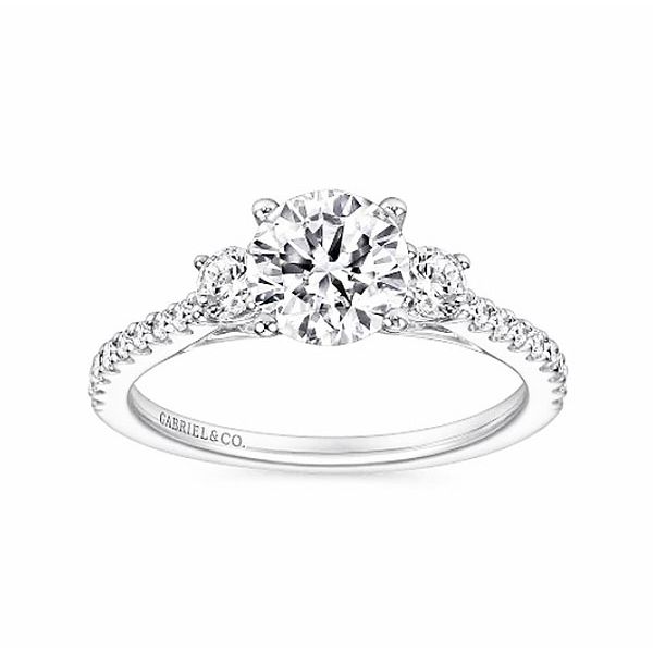 Diamond Gabriel Engagement Ring Setting Image 4 Goldstein's Jewelers Mobile, AL