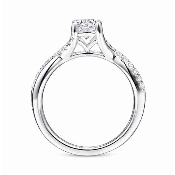 Diamond Gabriel Engagement Ring Setting Image 3 Goldstein's Jewelers Mobile, AL