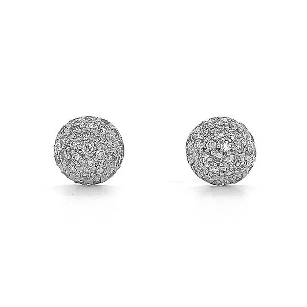 Sethi Pave Diamond Earrings Goldstein's Jewelers Mobile, AL